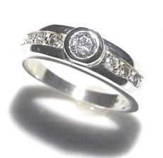 Stbrn prsten