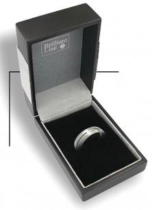Luxusn krabika k briliantovmu prstenu